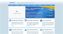 Desktop Screenshot of get-flv.com